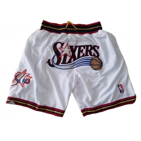 NBA Philadelphia 76ers Džepne Kratke Hlače Bijela Swingman